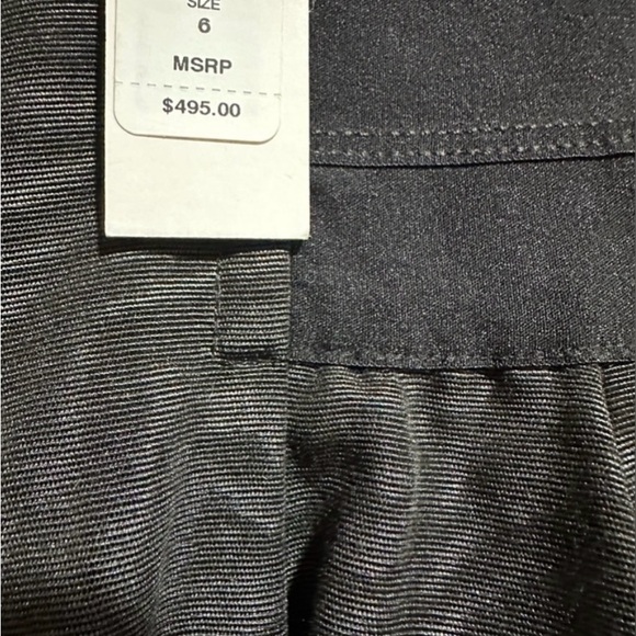 Alice + Olivia Black Pleated Bustier Mini Dress - Picture 4 of 4